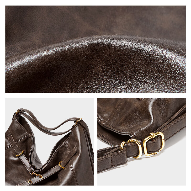 15MINS bag women's bag light luxury brand large capacity shoulder tote bag hobo bag versatile women's crossbody bag New Year's Eve gift