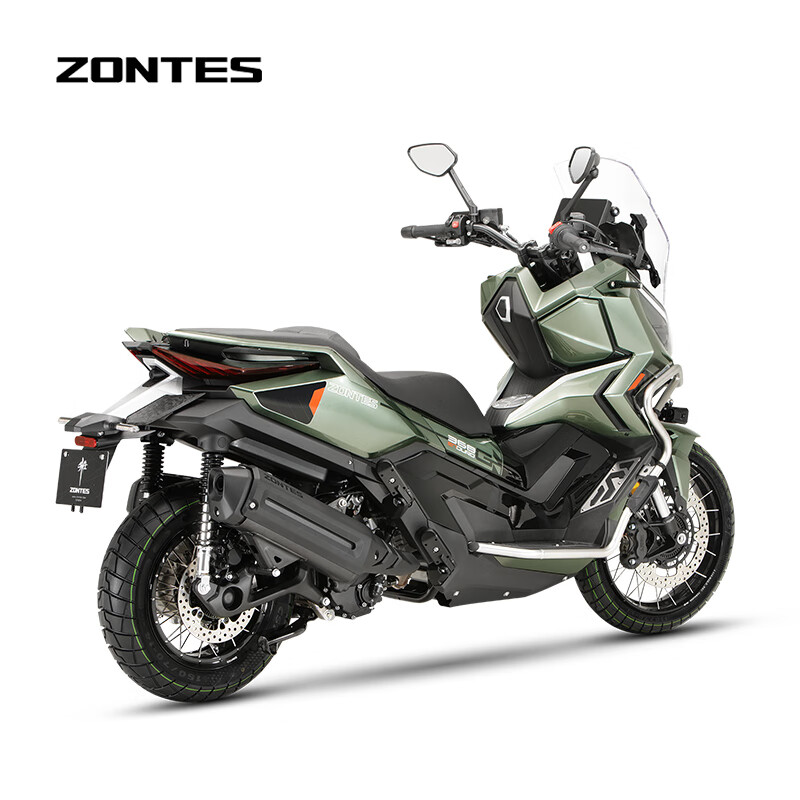 Shengshi ZONTES 2026 new 368G electronic throttle version ADV scooter (shipped within 45 days after payment) Gold Stone Green (Short Version)