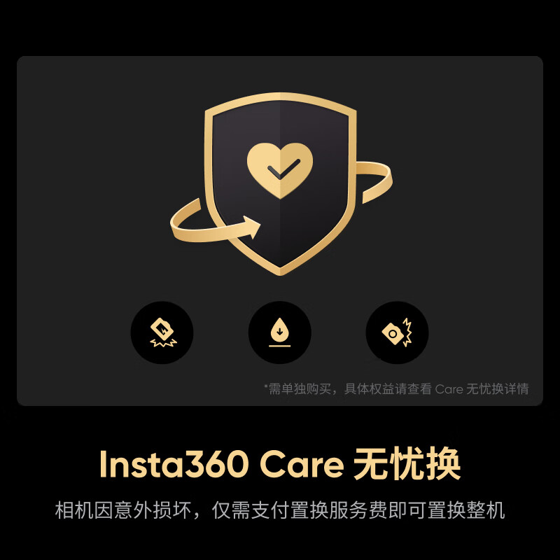 Insta360 Ace Pro 2 Flagship Image Action Camera AI Intelligent Anti-shake Motorcycle Cycling Vlog (Street Photography Set Dual Battery Version Dark Gray + Care Worry-Free Replacement)