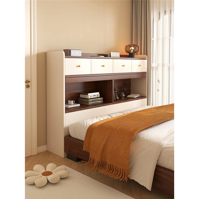 Solid wood bedside table, bedside table, bedroom bookcase, bookshelf, storage cabinet, extremely narrow wardrobe, bedside crevice cabinet, tall cabinet, customized length*width*height, customized size.