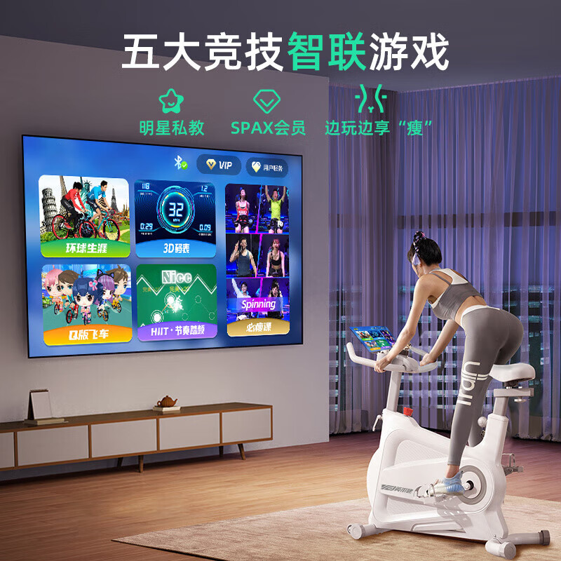 He Jiagong magnetically controlled smart exercise bike home indoor exercise bike gym equipment weight loss silent sports bike
