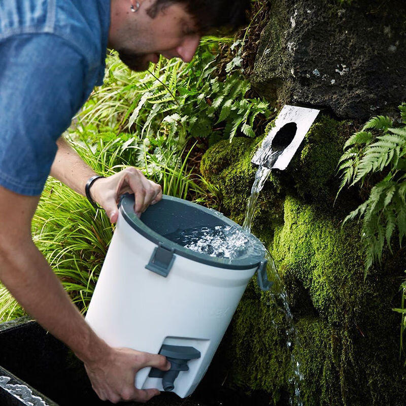 STANLEY Stanley Outdoor Camping Drinking Bucket Large Capacity Ice Beer Insulated Bucket Ice Bucket Refrigerator 75L White Ice Bucket 7 Points 5L