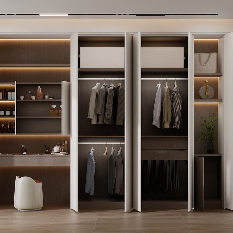Quanyou (QUANU) Quanyou whole house custom-made cloakroom and bedroom home one-door to top integrated wardrobe storage cabinet master bedroom furniture custom-made 629/ (the specific amount is subject to the design plan)