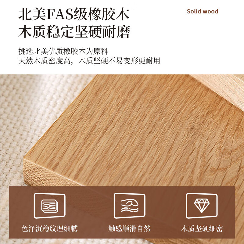 Shanglin spring solid wood slate dining table and chairs, a complete set of small and medium-sized household dining tables, light luxury and high-end folding dining table, antibacterial pure white slate | walnut color | Ganoderma lucidum chair 1.3 meters, one table and four chairs