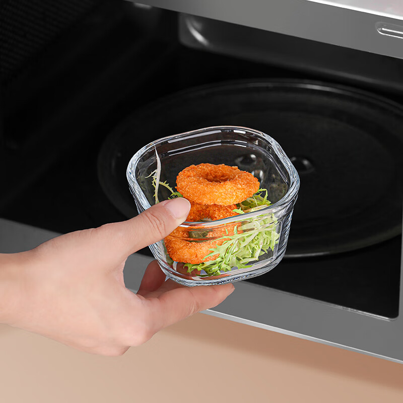 LOVWISH glass crisper sealed food-grade refrigerator storage special box food freezer box large capacity fruit takeaway Lechao high boron food supplement crisper microwaveable 250ml*1