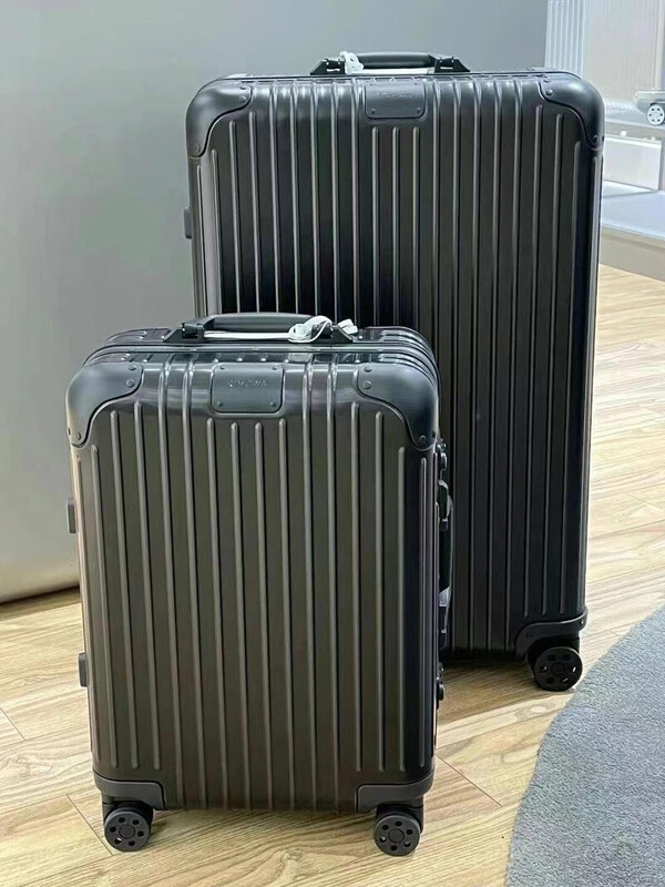 RIMOWA/Carry-on suitcase 20 inches 21Essential suitcase 30-inch suitcase checked trolley case matte black 20-inch cabin suitcase