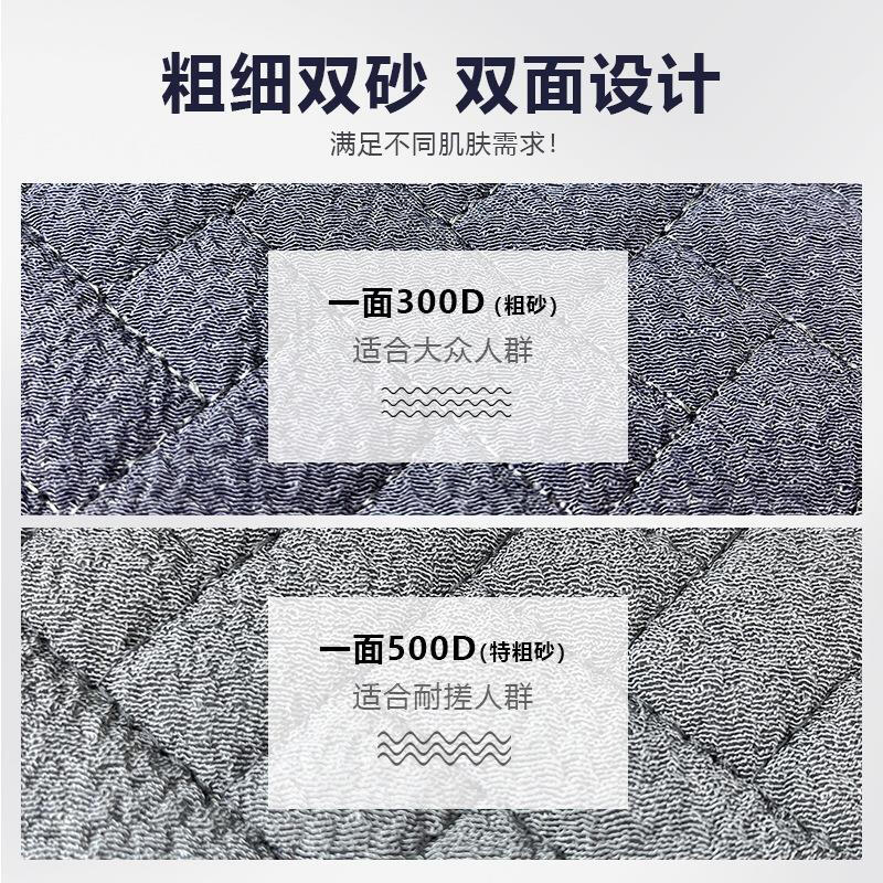 German unisex bath towel back bath towel powerful mud rub artifact household coarse sand long strip back strip gray one pack coarse sand + extra coarse sand