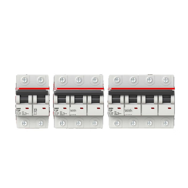 Damnoen SaSAbb high current circuit breaker h800 series switch circuit breaker h801 h802 h803 h804 SH800 C type 125A4P