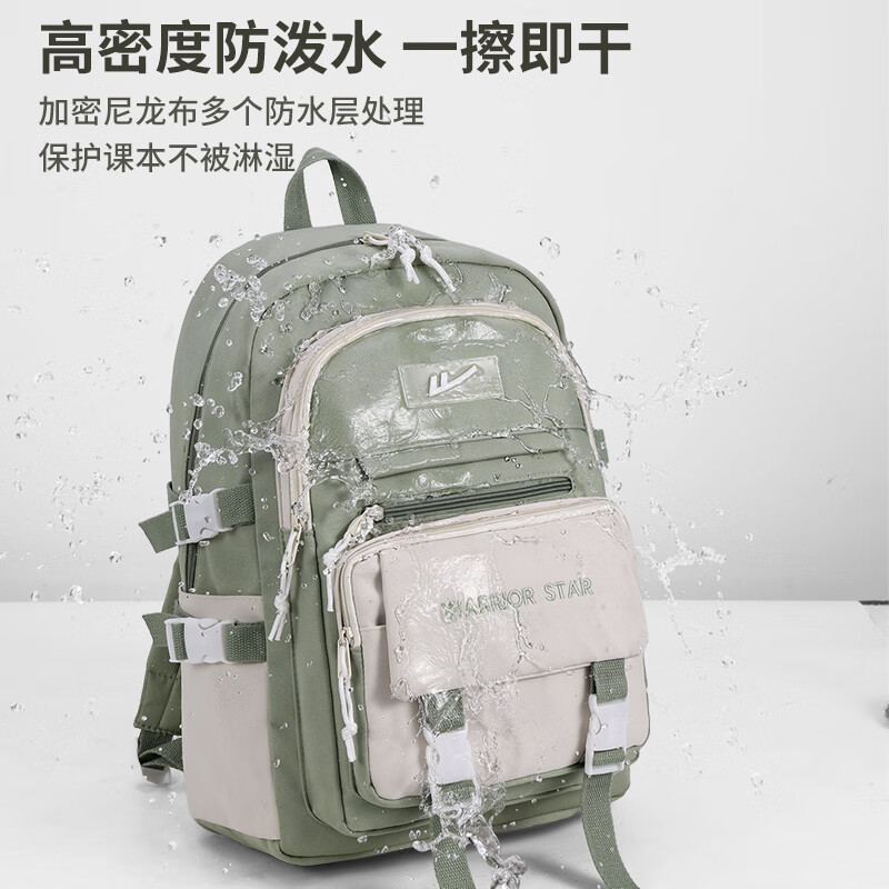 Pull back schoolbags for girls junior high school students 2025 new high-looking primary school students' backpacks high school students' large-capacity backpacks