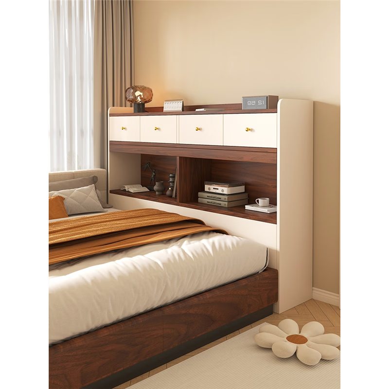 Solid wood bedside table, bedside table, bedroom bookcase, bookshelf, storage cabinet, extremely narrow wardrobe, bedside crevice cabinet, tall cabinet, customized length*width*height, customized size.