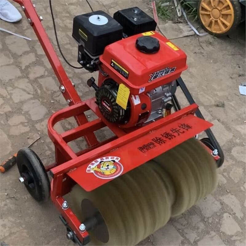 XUANJING Electric Color Steel Tile Rust Remover Large Refurbished Flat Equipment Industrial Grade Hand Push Wire Wheel Grinding Machine New Battery Model Customized