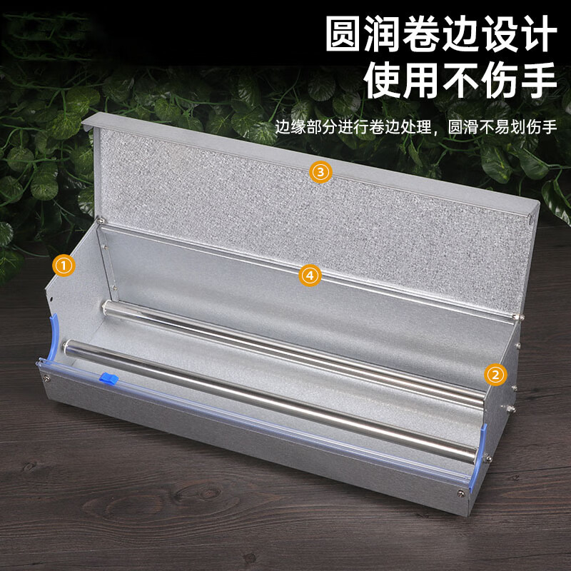 Kangye cling film packaging machine, supermarket special fruit and vegetable packaging machine, commercial plug-free vegetable store cooked food large roll cling film cutter sealing machine film sealing machine new cling film packaging machine + 2 knife strips