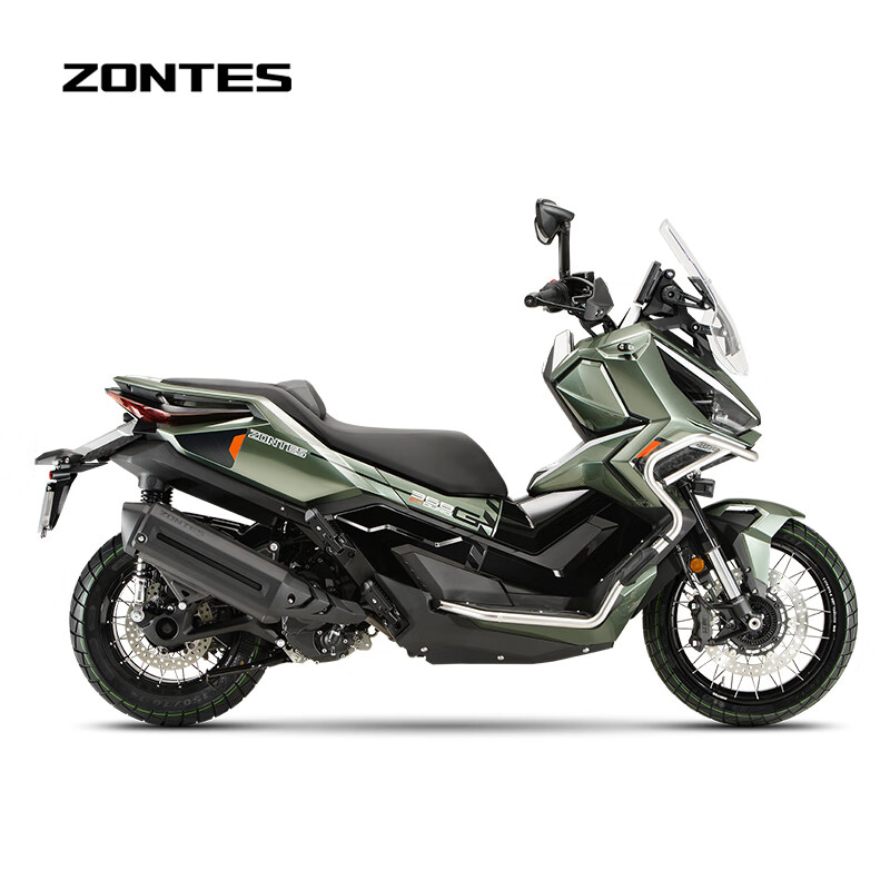 Shengshi ZONTES 2026 new 368G electronic throttle version ADV scooter (shipped within 45 days after payment) Gold Stone Green (Short Version)