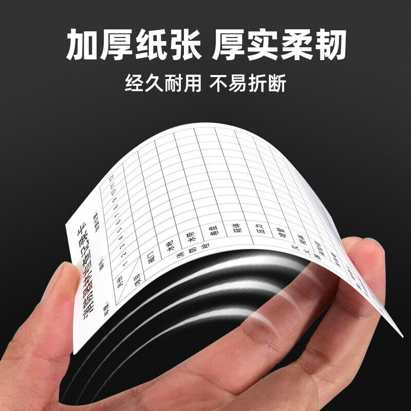 HaoScope fire equipment inspection card 50 sheets double-sided cable tie multi-purpose fire extinguisher fire hydrant monthly inspection card inspection card