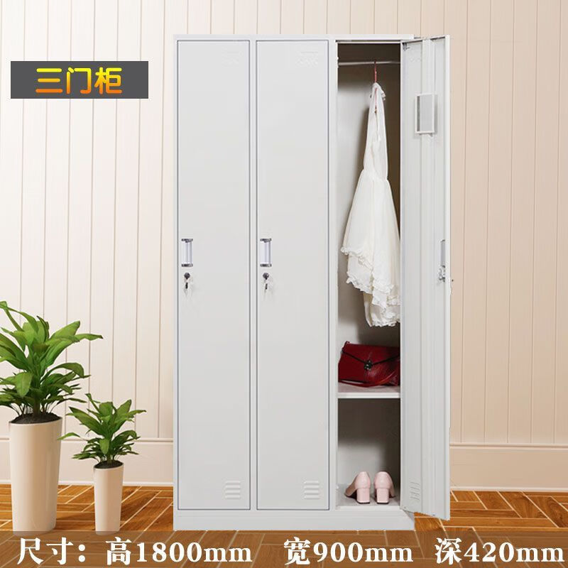 Hard hat storage cabinet 40 dust-free workshop factory employee lockers shoe cabinets 24-door layered lockers with locking roll cabinets information filing cabinets glass cabinet (gray white) 0.9mm ultra-thick and durable