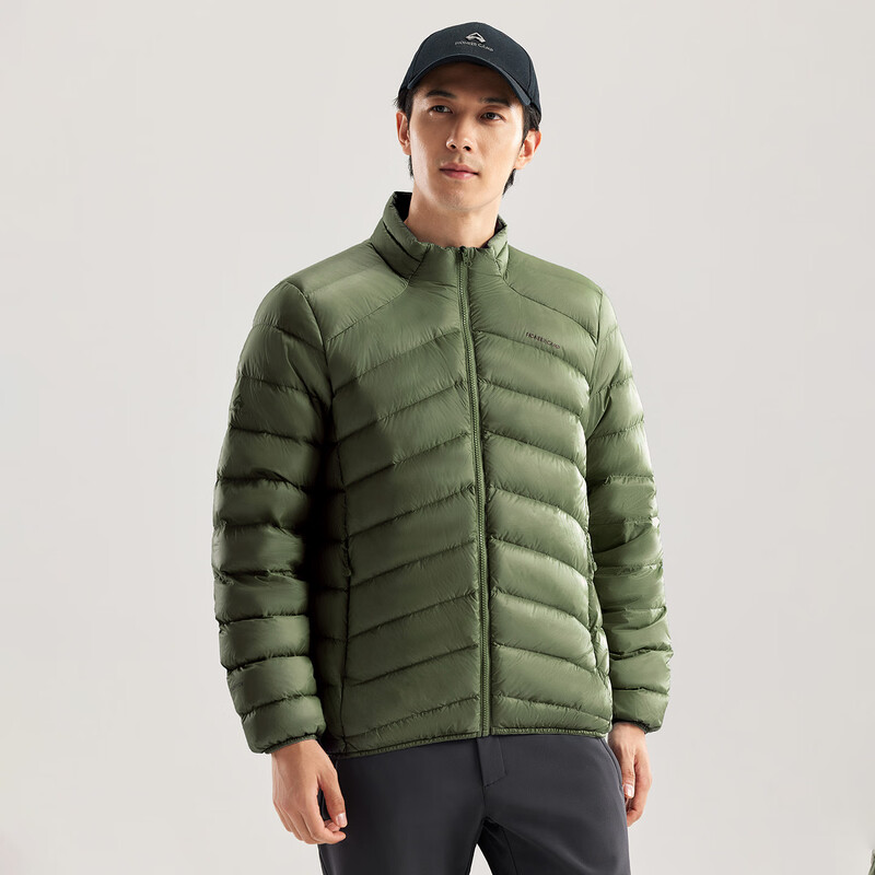 Pathfinder Snow Fox Goose Down Jacket Men's Winter 800 Puff Lightweight Rib Down Jacket Men's Warm Liner Mountaineering Jacket Top