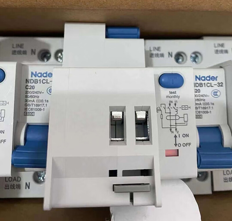 Shanghai Liangxin NDB1L-32 series leakage switch 1p+n leakage protector upper incoming line 6A