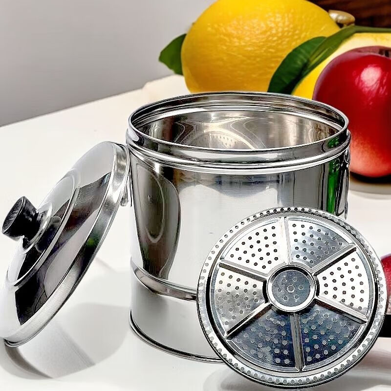 Meikejie old-fashioned stainless steel steaming rice bucket with lid for household and commercial large-capacity steaming glutinous rice artifact drain rice steamer steamer rice steaming bucket height 29 mouth diameter 28 (6 catties of rice 1cm