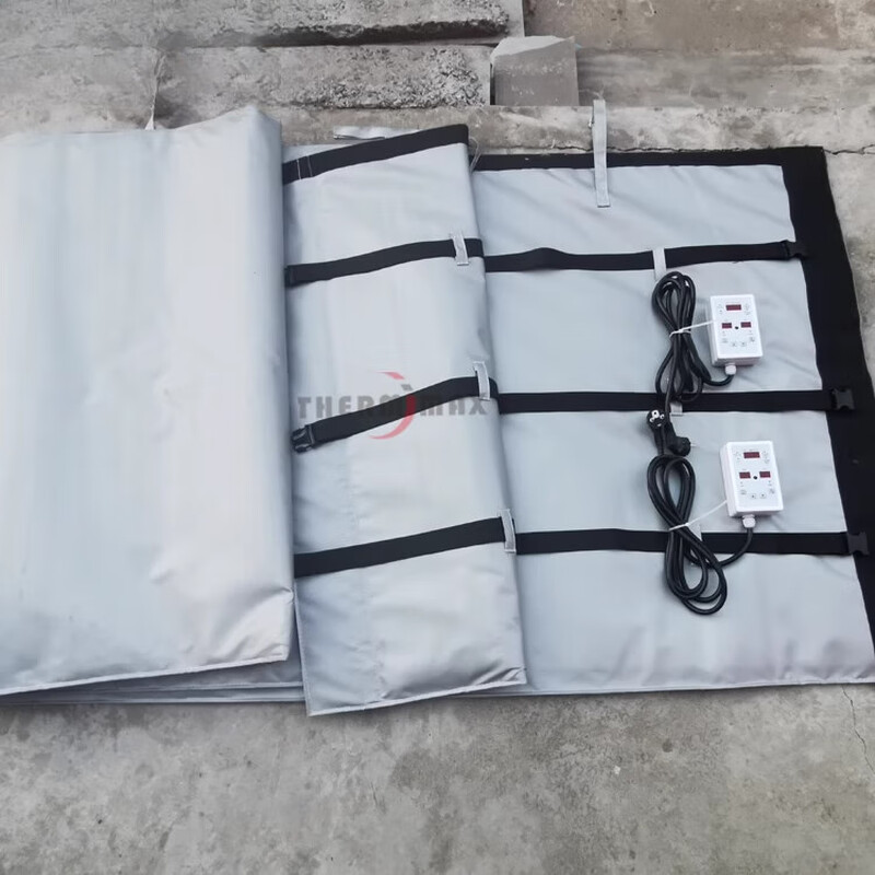 OLOEY source manufacturer IBC ton barrel heating insulation blanket industrial electric blanket easy to disassemble safe and energy-saving factory price gray