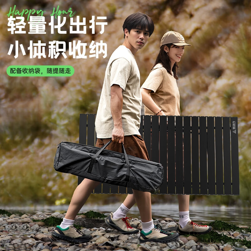 Lingli camping table egg roll table outdoor folding table and chairs picnic stall barbecue travel picnic portable table and chairs