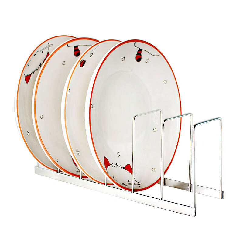 Yusenyi kitchen disinfection cabinet plate rack dish storage drain simple low-leg dish rack 304 stainless steel bowl rack 41cm long 10 bowl positions 304 stainless steel