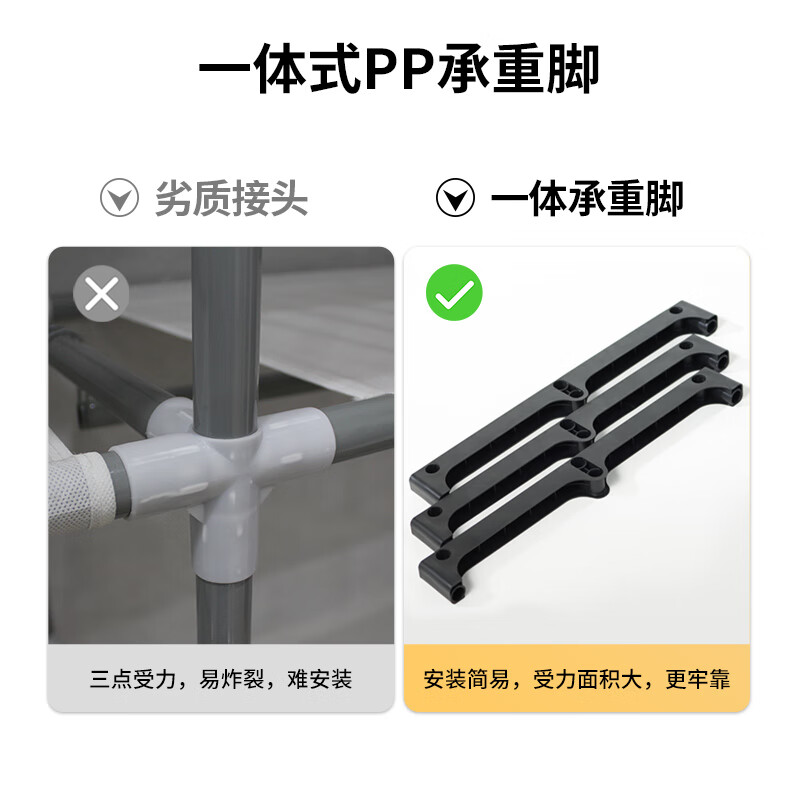 Yicai Nianhua Wardrobe Simple Full Steel Frame Fabric Wardrobe Rental Bedroom Single Wardrobe Hanger Floor Wardrobe 032