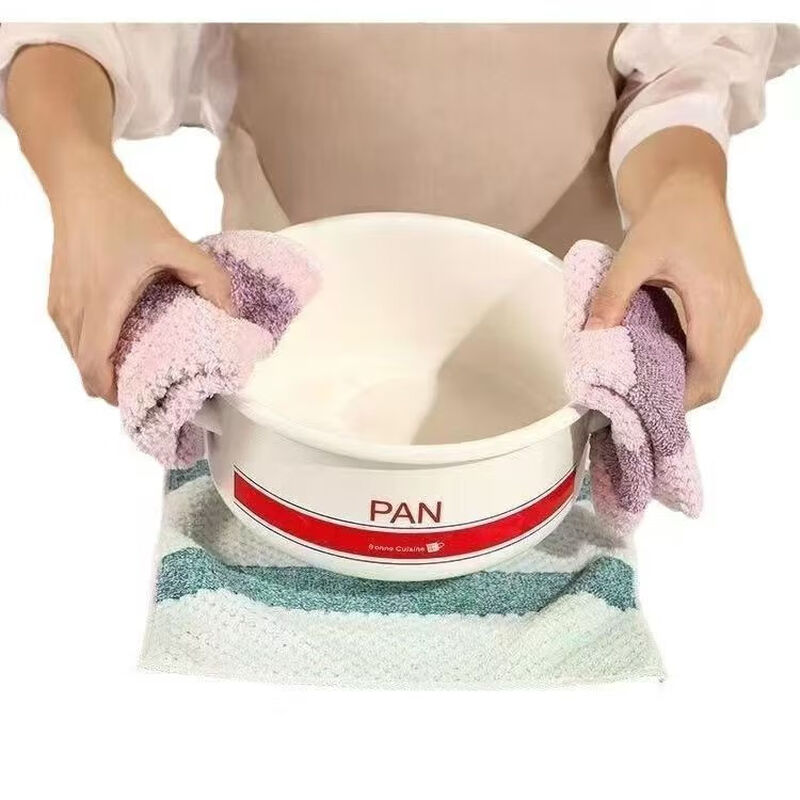 Wet and dry dishwashing cloth, kitchen scouring pad, household cleaning wipes, 10 pack