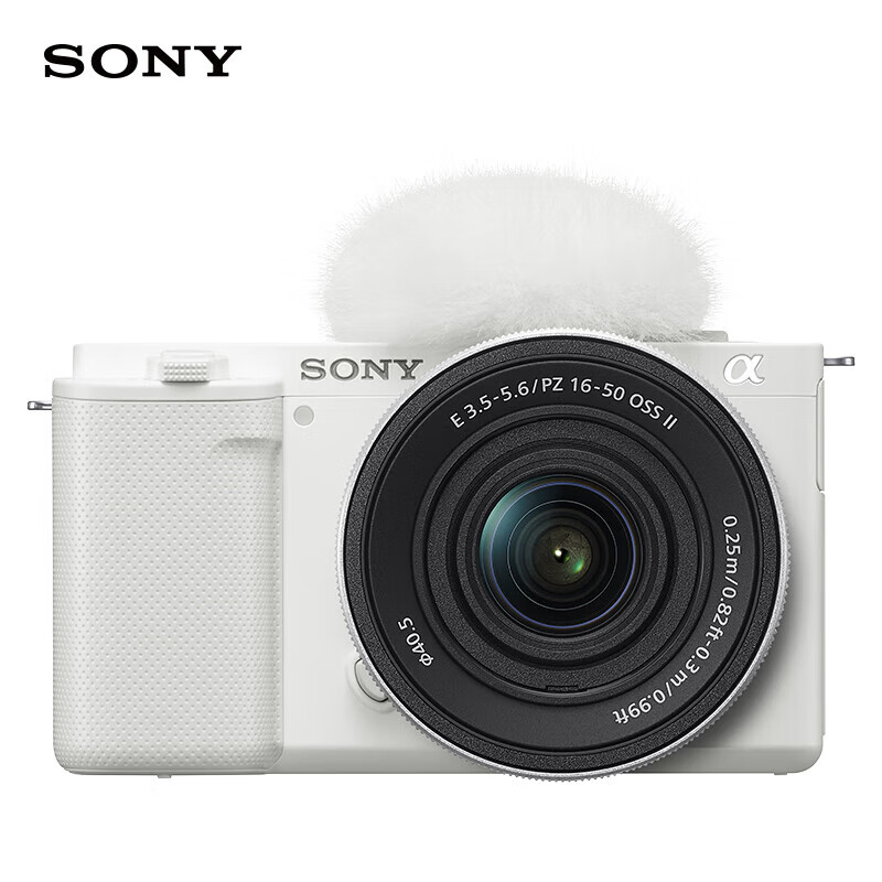 Sony (SONY) ZV-E10K New Upgraded Standard Lens Kit White New Kit Lens E PZ 16-50mm F3.5-5.6 OSS II