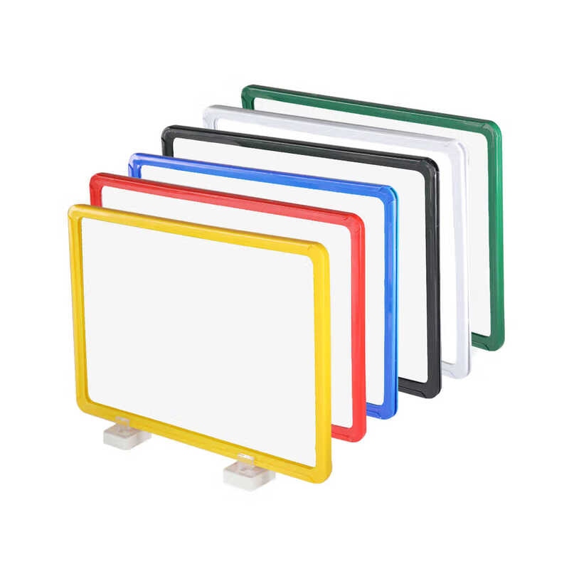 Yinhui magnetic sign warehouse shelf identification classification reminder sign magnet brand cargo location sticker double magnetic A4 blue 1 pack