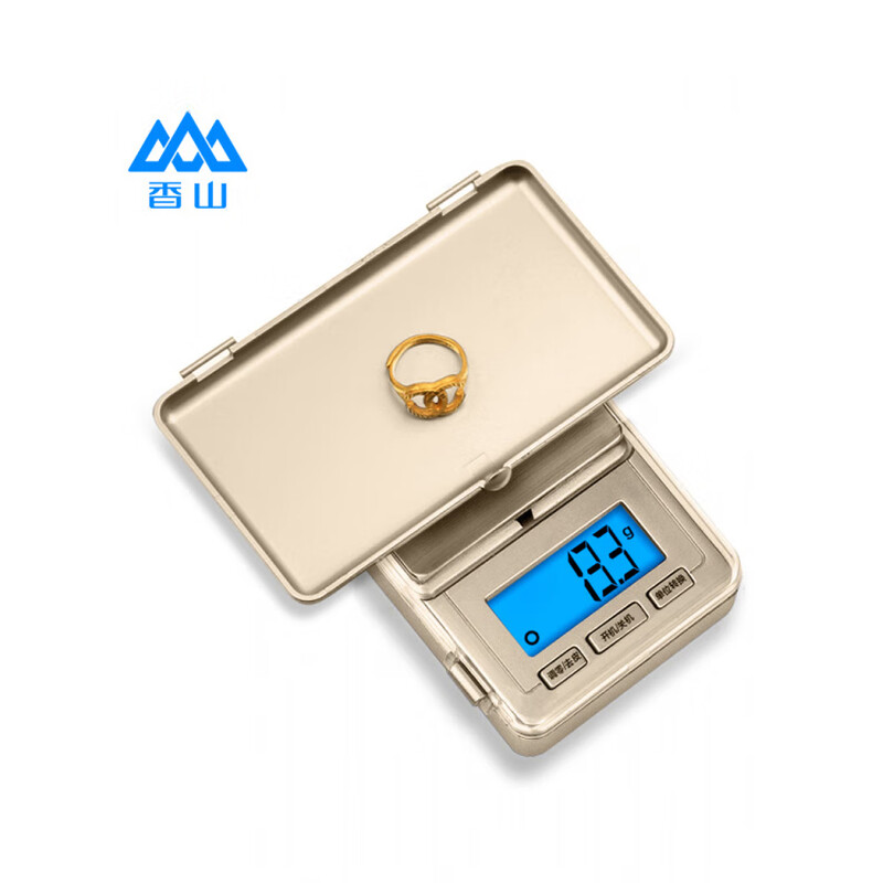 Xiangshan precision gold electronic scale 0.01g jewelry precision balance high-precision small portable scale gram weighing platform scale weight black precision value 0.01g_weighing range 0.1g-500