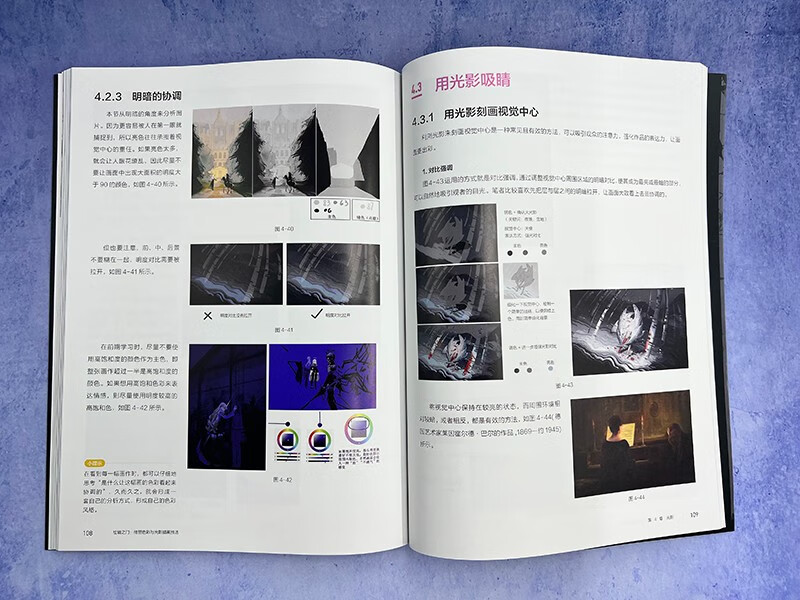 The Gate of Painting, Beautiful Colors and Light and Shadow Illustration Techniques