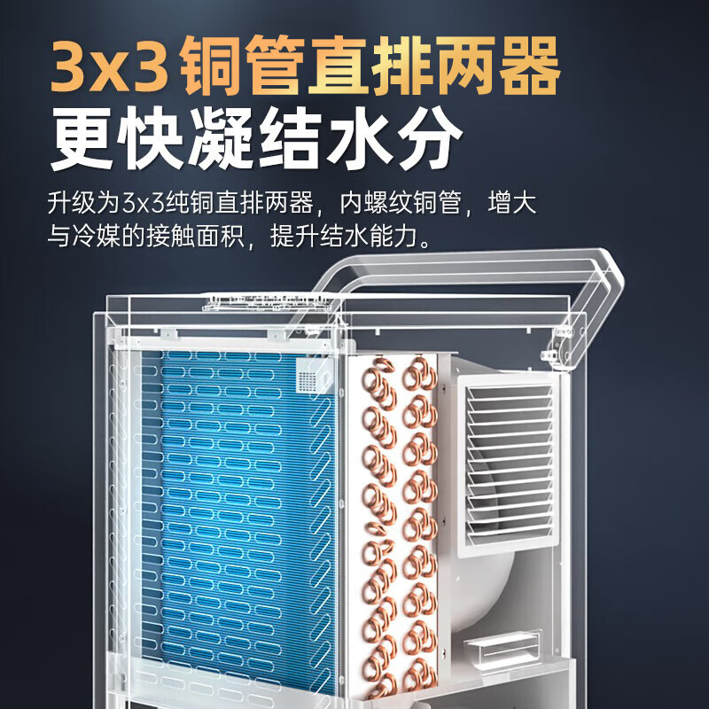 Duluxin DK-130 dehumidifier 138L/day APP mobile remote control 8-liter large water tank High-power dehumidifier dedicated to dehumidification in villa basement workshop warehouse 138L/day smart model Panasonic compressor