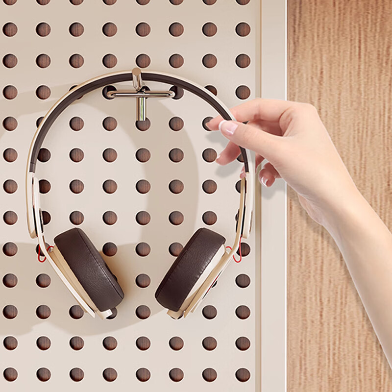 All are perforated boards, home living room wall storage racks, door-free punching plates, metal shape wall hanging plate storage racks, metal hooks 100*40*10cm, black