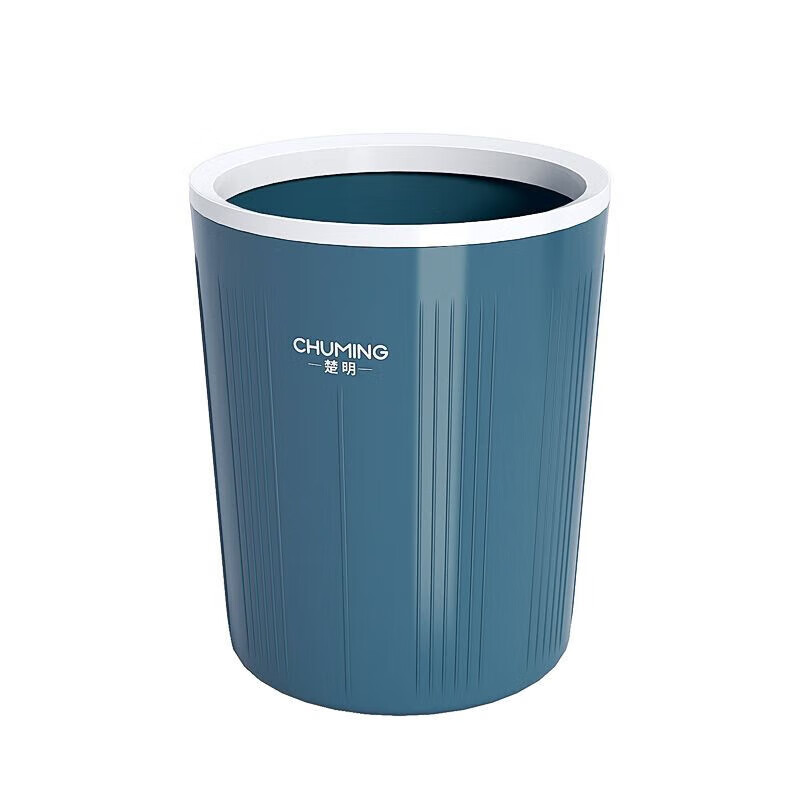 Large size trash can for home kitchen, thickened bathroom, large capacity, living room press ring, simple paper basket, bedroom light luxury, large gray 2 pack, buy one get one free, send 2 buckets + 2 press rings