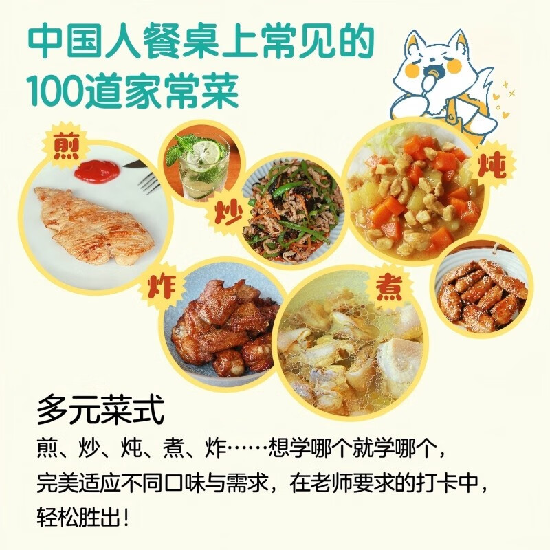 100 dishes/little polka dots that primary school students can cook, compiled by the labor team