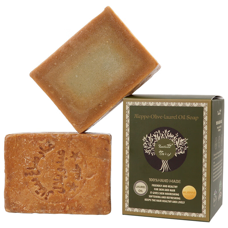 Zaitoon Syria imports Aleppo 15-year-old mellow olive soap 30% laurel face wash shampoo bath soap soap