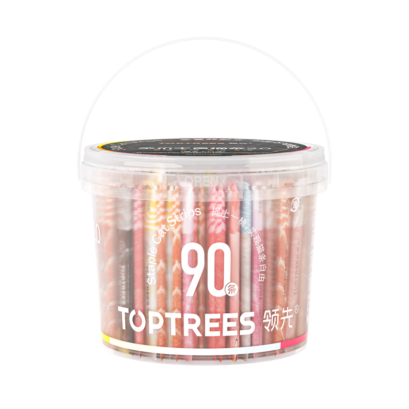 Leading staple food cat snack bucket 14g*90 (10 flavors) canned wet food for cats