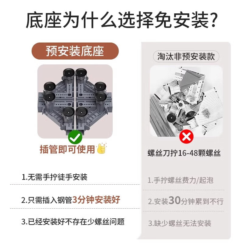 Suitable for washing machine base frame, removable universal wheel storage rack, increased height, shockproof and anti-slip foot pads, refrigerator bracket, 8-column, 4 large braked double-row wheels, mobile thick stainless steel tube, load-bearing 200. Please contact customer service for verification before delivery when placing an order.