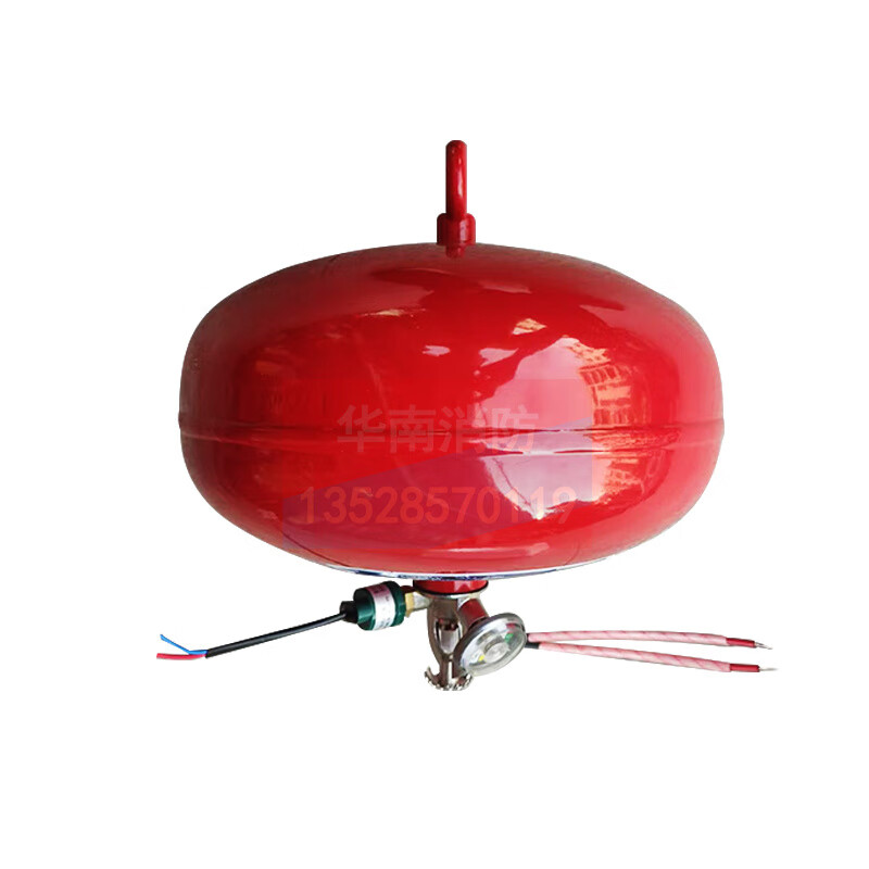 Suspended heptafluoropropane fire extinguisher with thermoelectric and dual controls 4kg and 6kg palace lantern hanging type automatic fire extinguisher device 40kg suspended heptafluoropropane with thermoelectric and dual controls + feedback