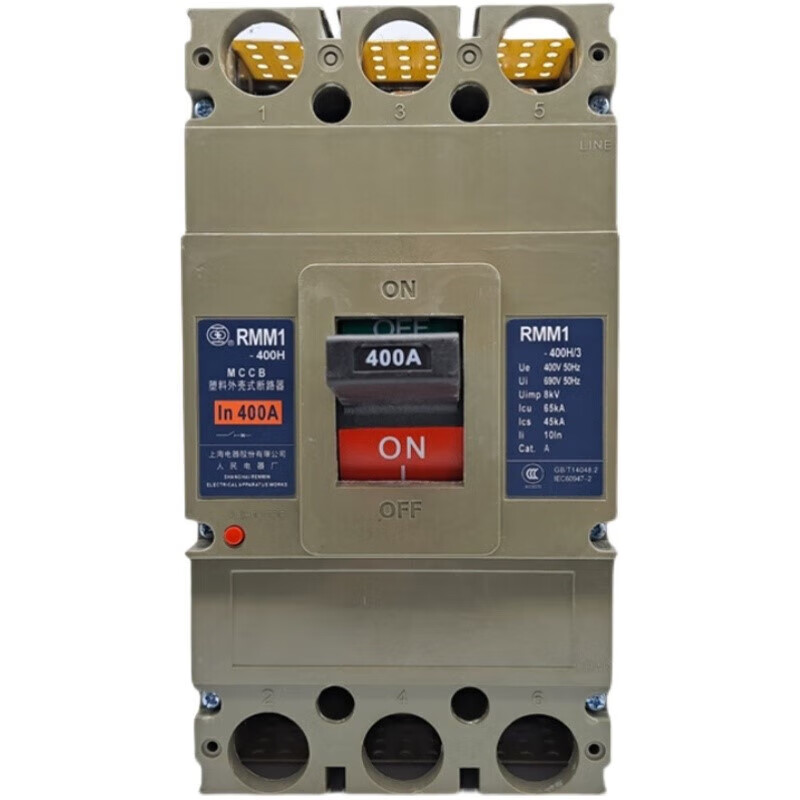 MPPMCK plastic case circuit breaker RMM1-630S 400S air switch 3P4P 630A400A 3P 400A
