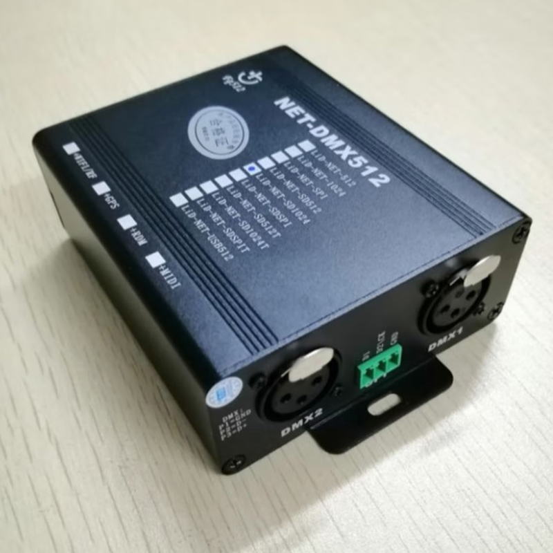 ArtNet SD card offline recorder 512 channels 1024TCP_UDP_IP interconnection RS232-485 broadcast control LID-NET-SD1024 supports SD card +232