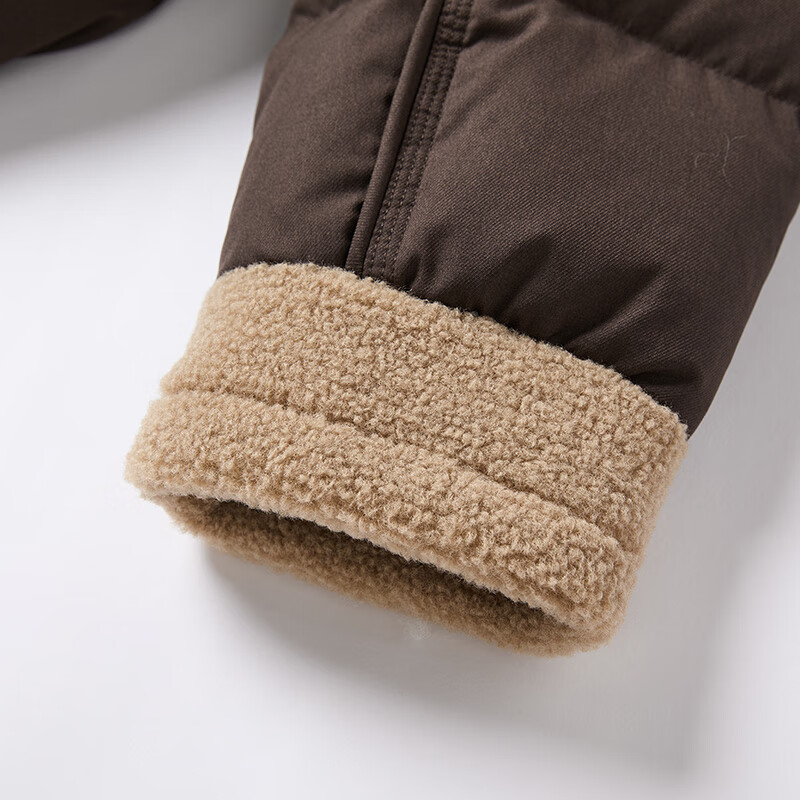 Xiangying Maillard Short Down Jacket Women's 2025 Winter New 90 White Duck Down Coffee Color Little Lapel Jacket Coffee Color M 160/84A/95-110 Jin