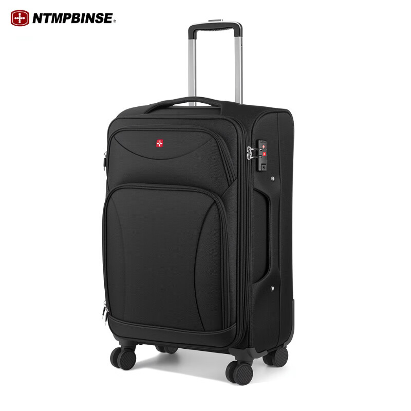 Samsonite Oxford trolley suitcase 20 inches boarding suitcase men's canvas suitcase universal wheel women 28 black 20 inches