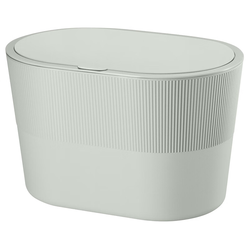 IKEA (IKEA) KINNASJO daily use trash can 4 liters with lid self-adhesive/green daily groceries household trash can with lid self-adhesive/green 4L