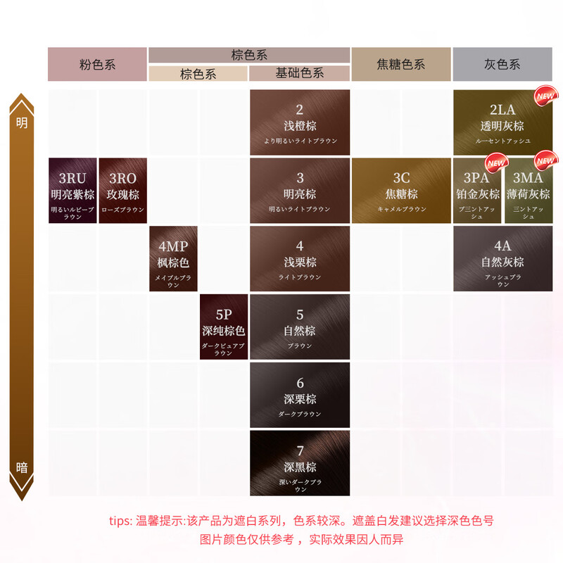 Xuanruo (CIELO) hair dye cream (dark chestnut brown 6) comes with free plant note conditioner 220ml