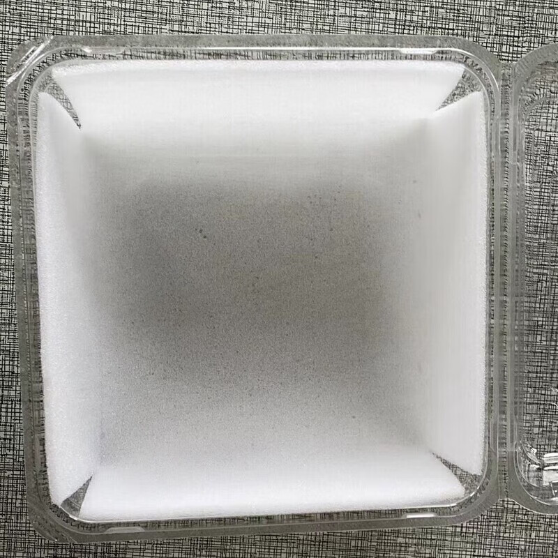 Sponge gasket cushioning black and white medium and high density sponge custom sliced thick and thin sponge gasket fruit packaging luggage lining shock-proof and anti-collision plastic box 24*24*0.3 cm 200 pieces