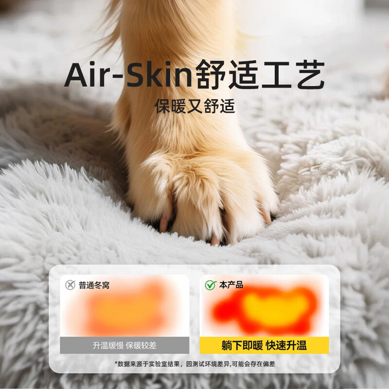 Bei Chuzhong dog house is warm in winter for large, medium and small dogs. Closed dog house is removable and washable. In winter, thickened cat house is integrated for play and sleeping. Milk apricot brown house nest - XL size. Recommended within 30 catties. Closed, thickened and warm. Extra large space/not collapsed.