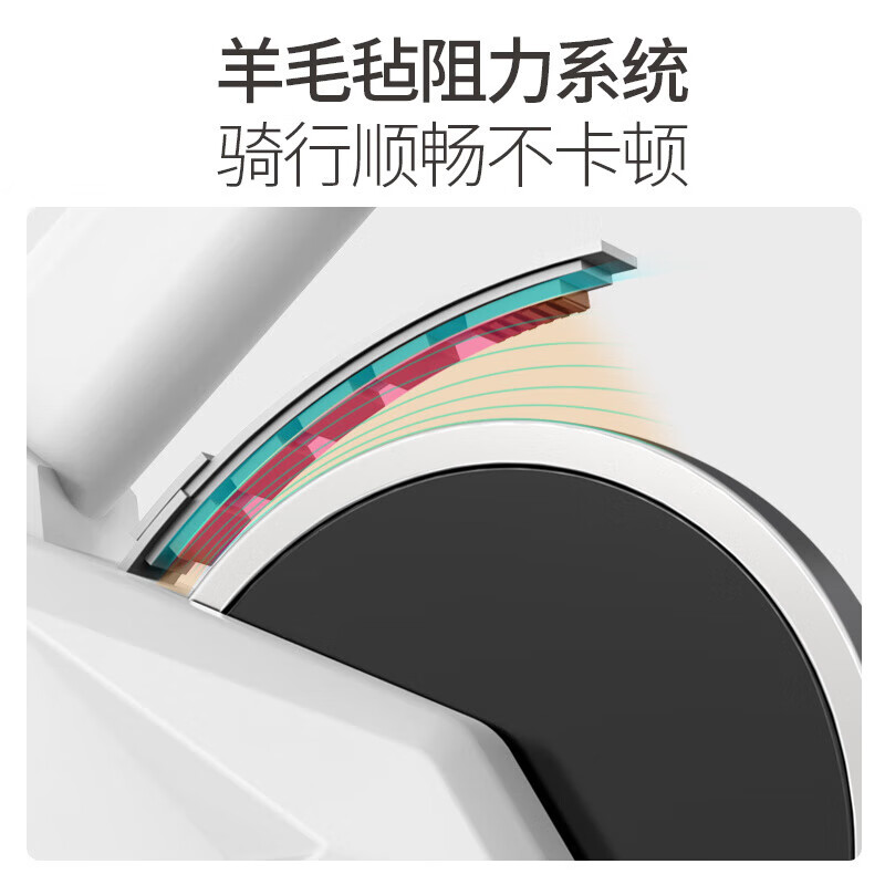 He Jiagong exercise bike home indoor small weight loss special exercise bike equipment sports silent pedal aerobic exercise bike S3 classic black basic speed adjustable silent safety