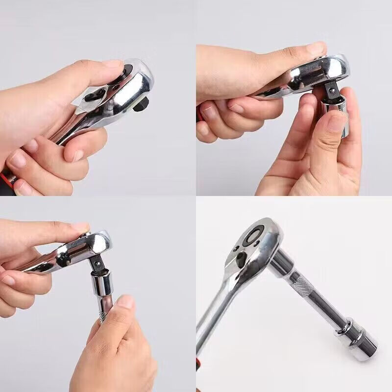 Yanran Multifunctional Ratchet Socket Wrench Set Quick Auto Repair Tool Repair 14-piece Set Xiaofei