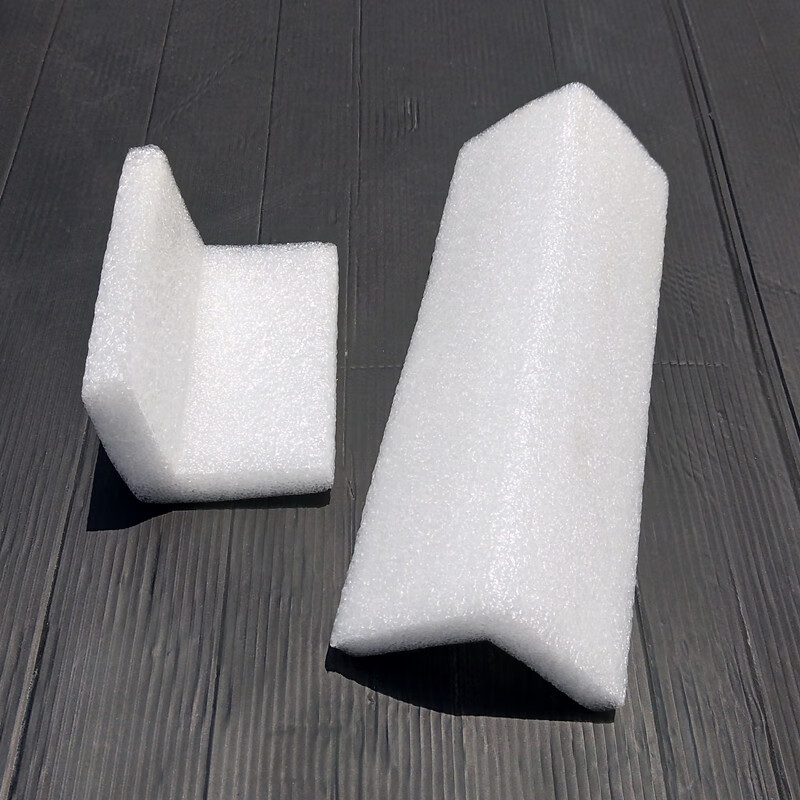 Foam L-shaped edge protection U-shaped anti-collision strip corner white pearl cotton epe profile customization 400*80*80-20mm 100 pcs 1 pack